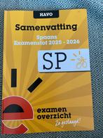 Samenvatting Spaans Examenstof lo HAVO 2025 - 2026, Ophalen of Verzenden, Zo goed als nieuw, Non-fictie