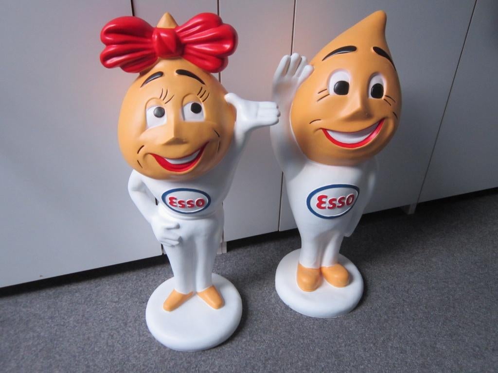 ESSO DECORATIE BEELDEN SET, Verzamelen, Ophalen, Zo goed als nieuw, Overige typen