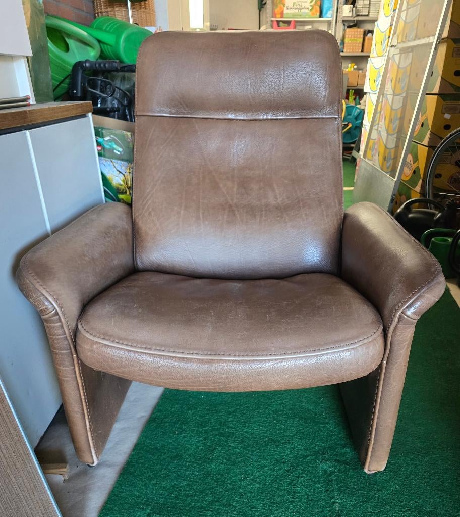 Stoel, Ophalen, Gebruikt, Bruin, Leer