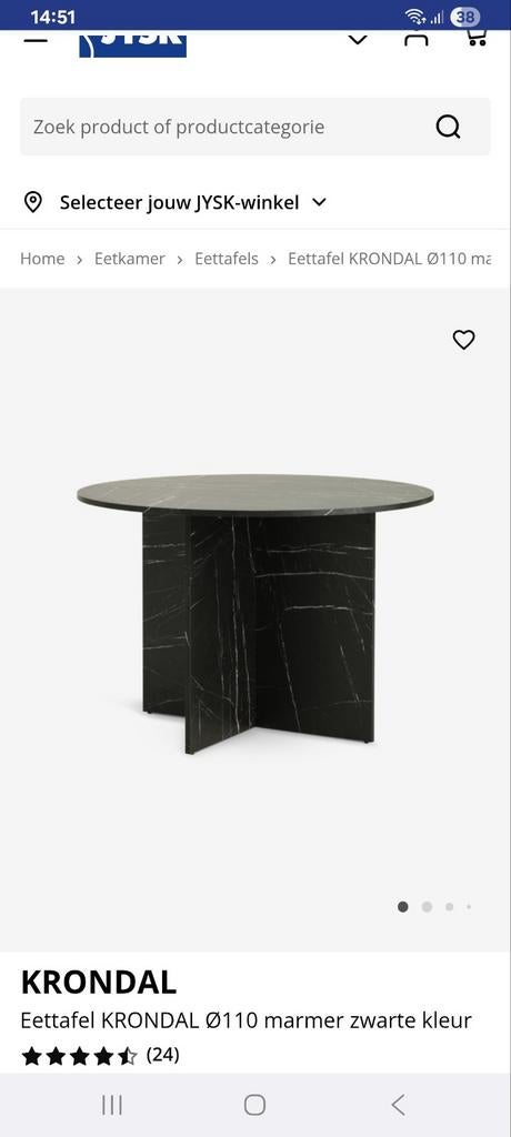 Leuke tafel en 2 bijzettafels, Ophalen, Zo goed als nieuw