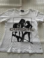 Monari creme shirt cowgirl, Verzenden, Beige, Korte mouw, Maat 36 (S)