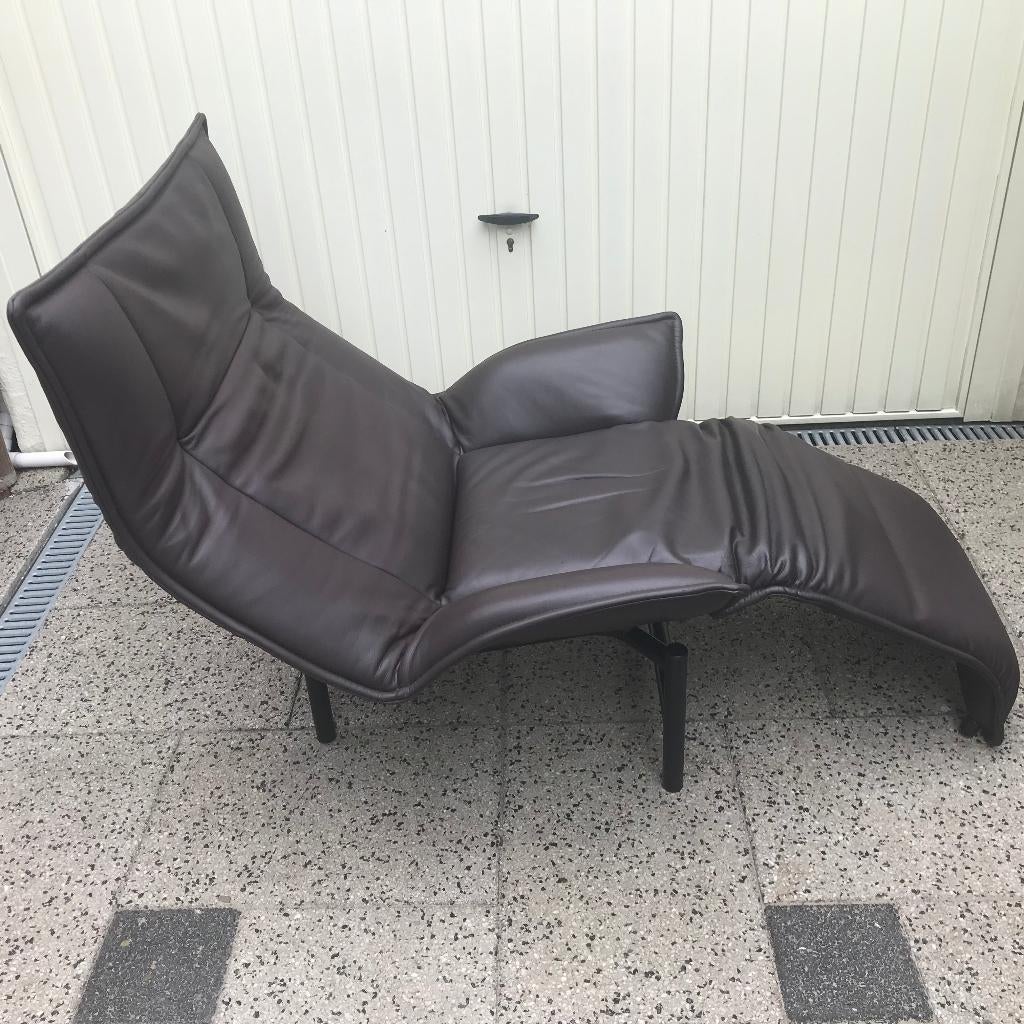 Vintage Cassina Veranda fauteuil lounge chair stoel leer, Gebruikt, Ophalen of Verzenden, Nvt, Nvt