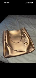 Gouden tas Lucky Bees, Verzenden, Zo goed als nieuw, Beige, Handtas