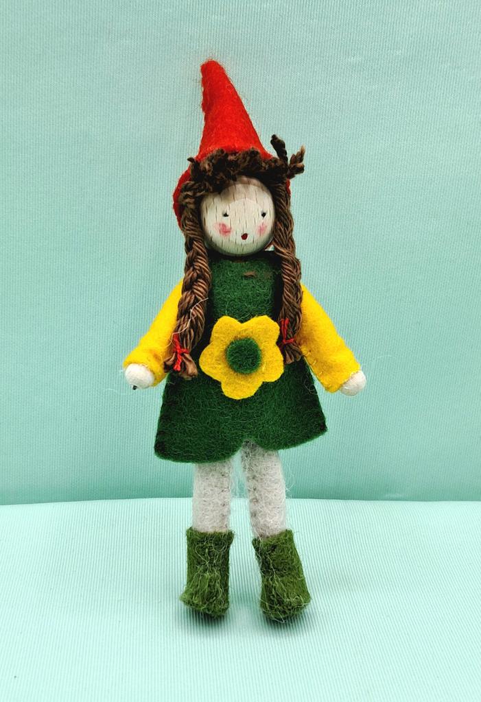 Kabouter, Hobby en Vrije tijd, Vilt, Ophalen of Verzenden, Zo goed als nieuw, Figuurtje(s)