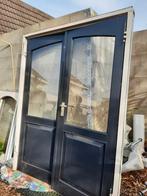 Hardhouten kozijn met dubbele deur, Ophalen, Hout, Deurkozijn, 150 tot 225 cm