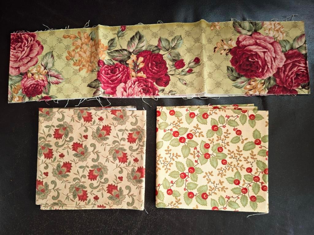 3 x Quiltstof Quiltlapjes voor Quilten, Overige kleuren, Nieuw, Ophalen of Verzenden, 30 tot 120 cm