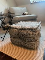 Poef, Ophalen, Zo goed als nieuw, Stof, 50 tot 75 cm