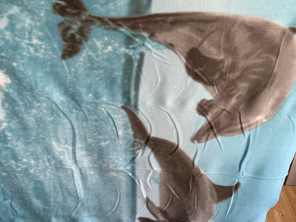 Fleecedeken dolfijnen, Ophalen, Nieuw, Pak of Jurk