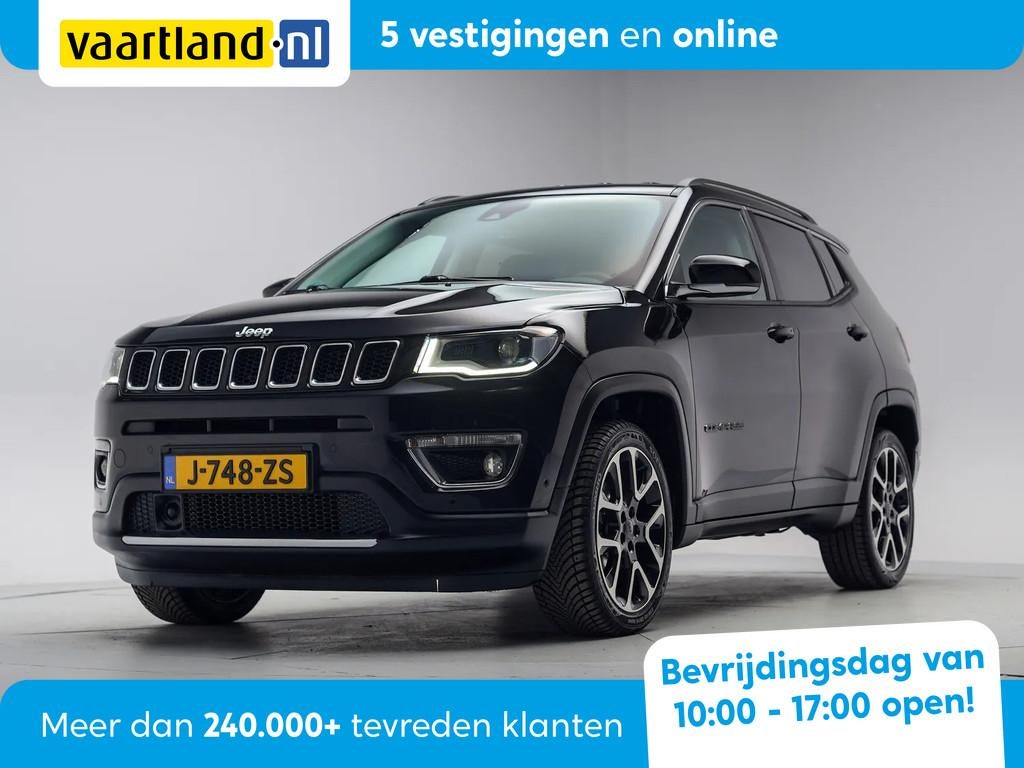 Jeep Compass 1.3 T 150pk Limited Aut. [ Xenon Winterpack Hal, Automaat, 4 cilinders, 150 pk, Zwart
