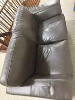 Nette leren bank, Ophalen, Gebruikt, Leer