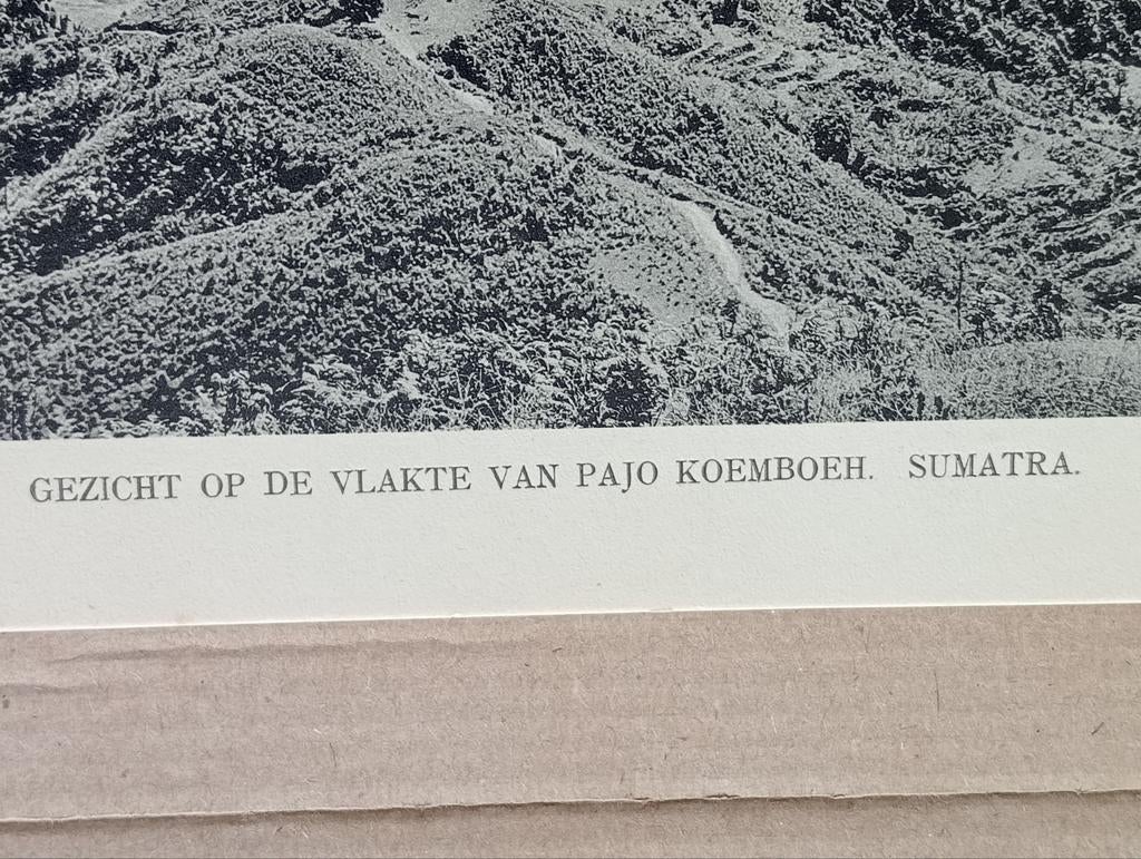 Gravure Nederlands Indië Sumatra 1910, Ophalen of Verzenden, Voor 1940, Zo goed als nieuw, Buitenland