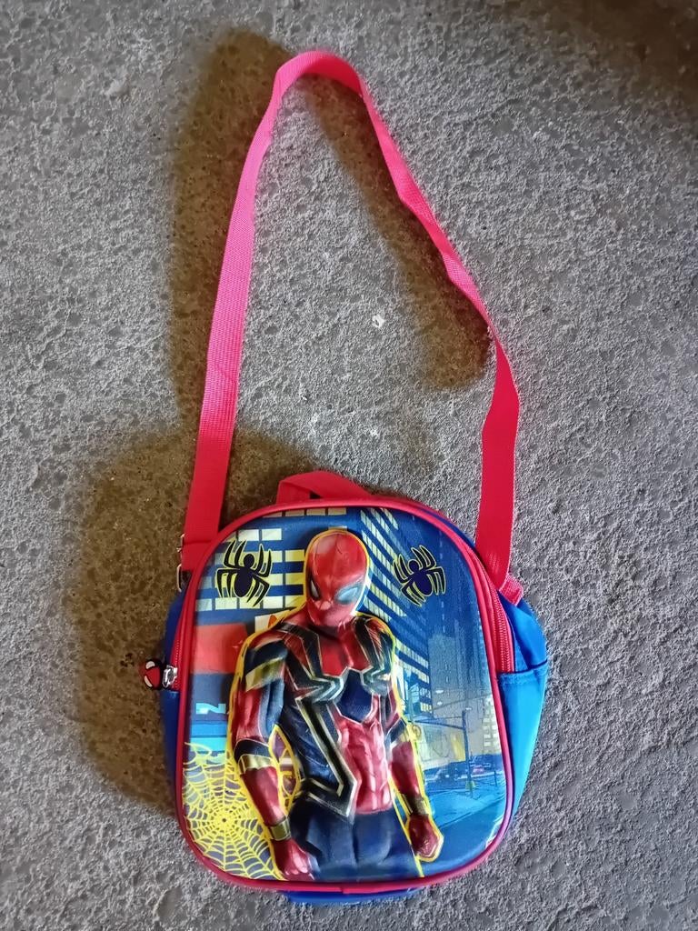 Spiderman Kinder Rugtasje - Ideaal voor School of Uitjes, Gebruikt, Minder dan 30 cm, Disney of Dora, Ophalen of Verzenden