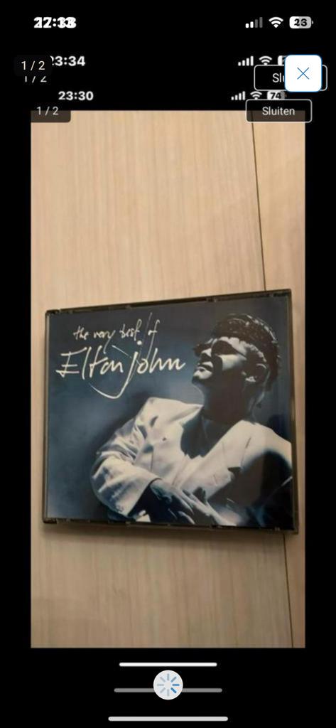 Elton John 2-cd - the very best of, Ophalen of Verzenden, Zo goed als nieuw, Poprock