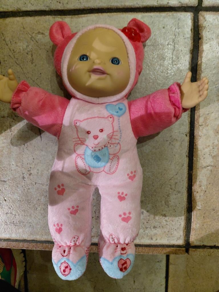 V tech kiekeboe baby pop rose met geluid, Ophalen of Verzenden, Zo goed als nieuw, 6 maanden tot 2 jaar