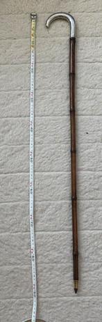 Engelse zwaard stok sterling zilver Malacca cane, Ophalen of Verzenden