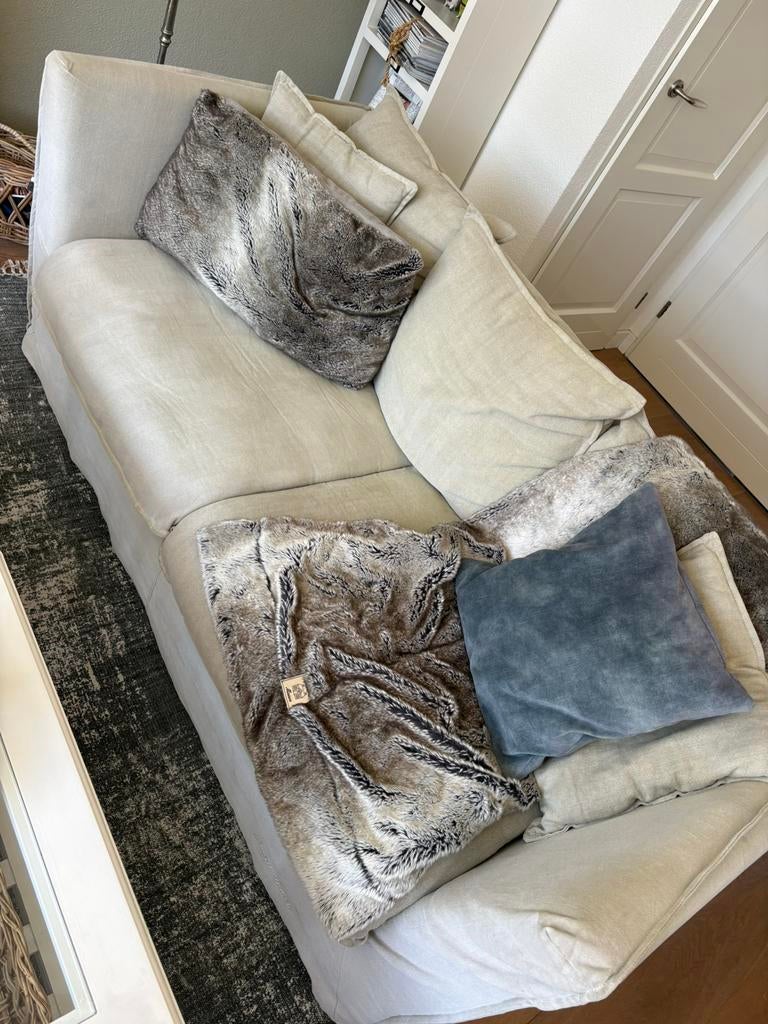 Riviera Maison 2,5 zits bank, Huis en Inrichting, Ophalen, Gebruikt, 150 tot 200 cm, Driepersoons