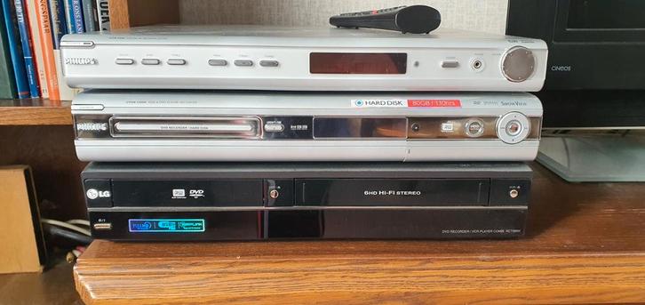 Philips DVDR 3300H HDD DVD speler/recorder, Audio, Tv en Foto, Dvd-spelers, Zo goed als nieuw, Dvd-recorder, Philips, Met harddisk