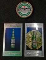 Heineken Bier klok reclame borden €50,-, Ophalen of Verzenden, Zo goed als nieuw, Reclamebord, Plaat of Schild, Heineken