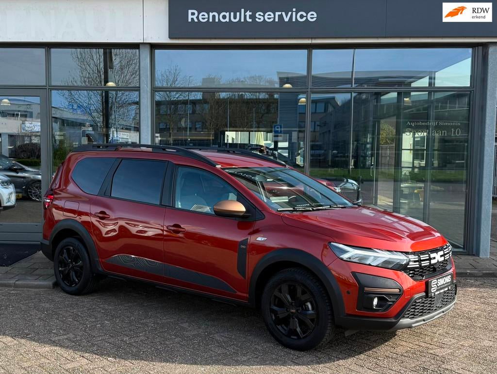 Dacia Jogger 1.0 TCe 110 Extreme 5p. | A. Camera | Aut. Airc, Auto's, Dacia, Stof, Gebruikt, Zwart, Bruin