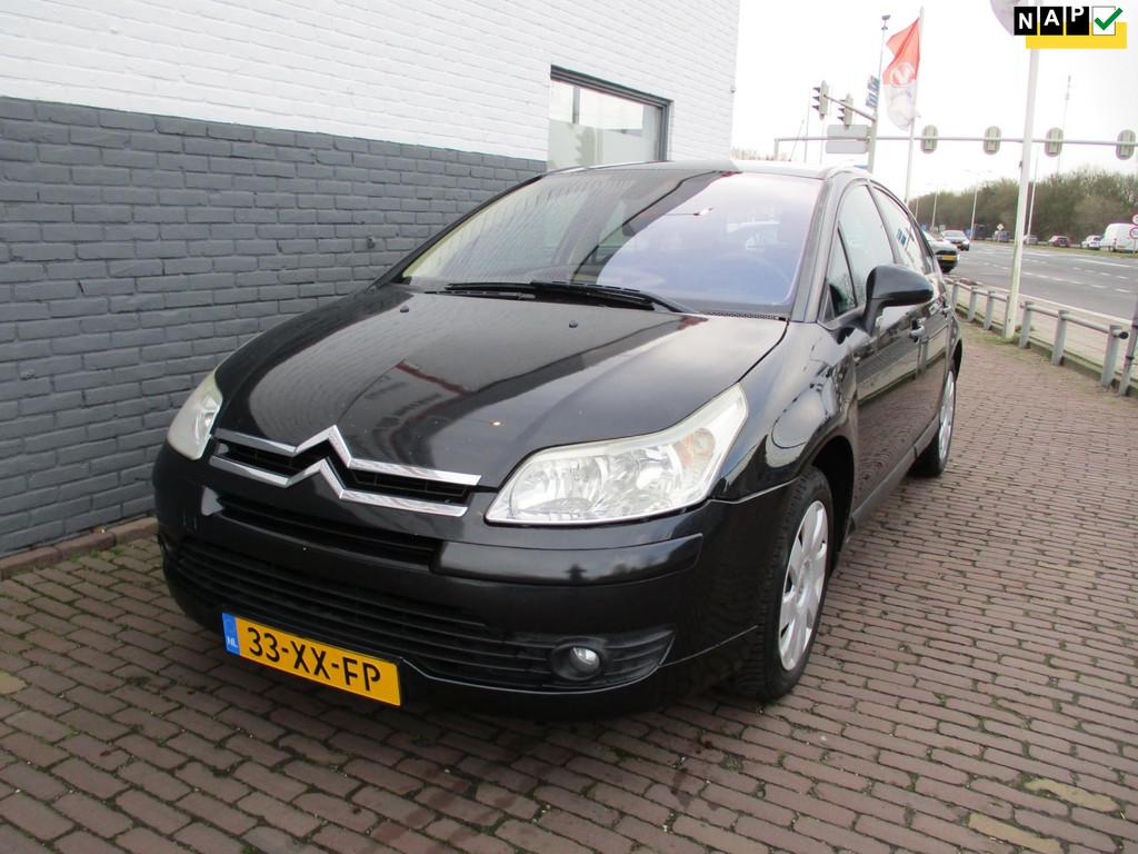 Citroen C4 1.6-16V Image, Auto's, Citroën, Voorwielaandrijving, Gebruikt, 4 cilinders, Zwart