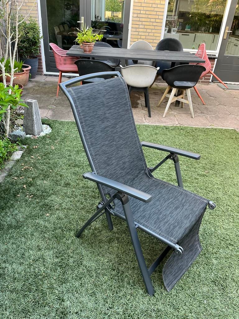 Bois le Duc tuinstoel, Ophalen of Verzenden, Gebruikt, Textileen, Inklapbaar