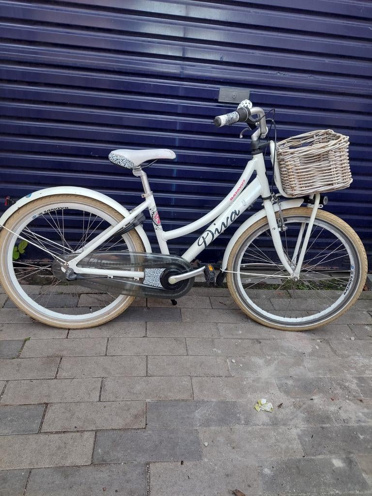 Batavus Diva meisjesfiets 24 inch, Fietsen en Brommers, Ophalen, Versnellingen, Batavus Diva, Gebruikt