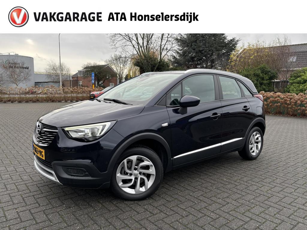 Opel Crossland X 1.2 Turbo Innovation Automaat | Camera acht, Gebruikt, Euro 6, Blauw, Parkeersensor