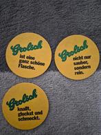 3 Grolsch bierviltjes - Duitse export, Ophalen of Verzenden