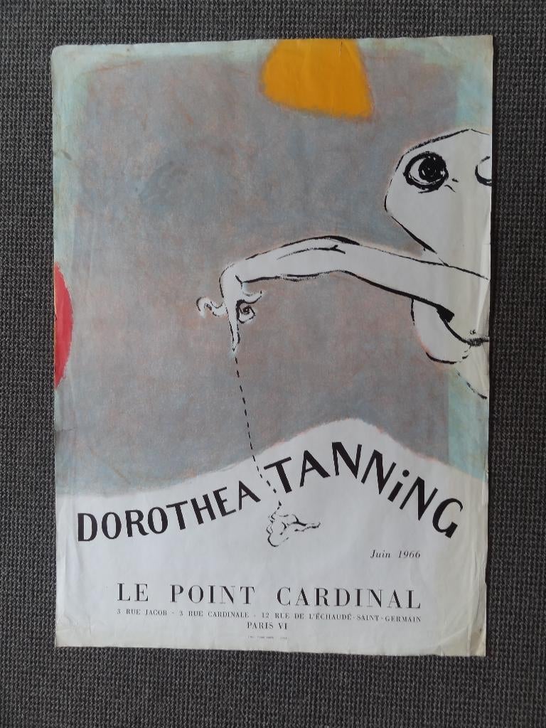 Litho Pierre Chave Vence, Dorothea Tanning, juin 1966., Verzenden
