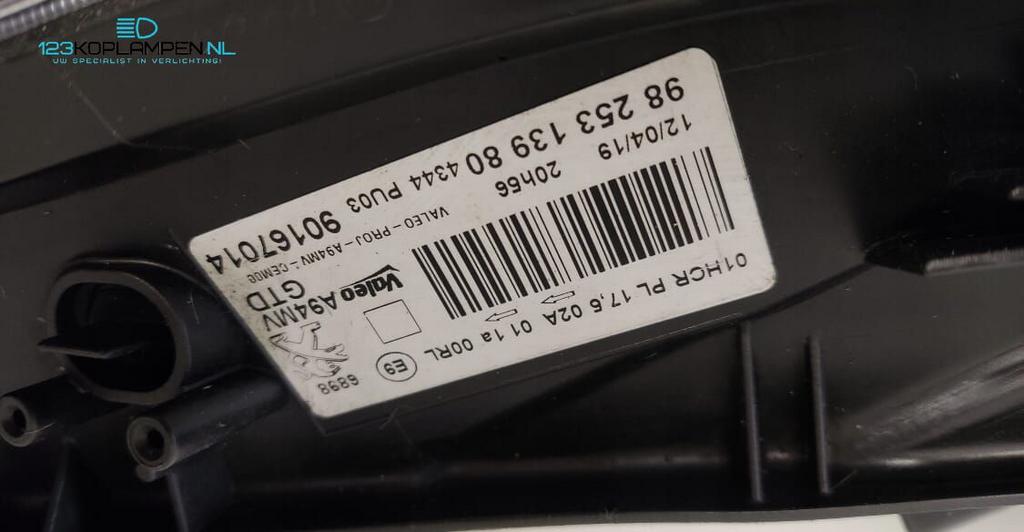 Peugeot 2008 Facelift Led koplamp links, Auto-onderdelen, Gebruikt, -, -, Ophalen of Verzenden