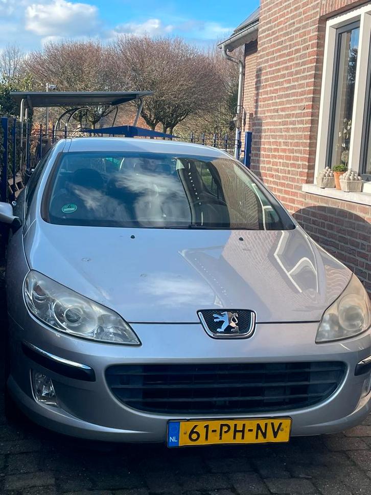 Peugeot 407 2.0 16V 2004 Grijs, Auto's, Peugeot, Particulier, Benzine, C, Sedan, Handgeschakeld, Origineel Nederlands, Zilver of Grijs