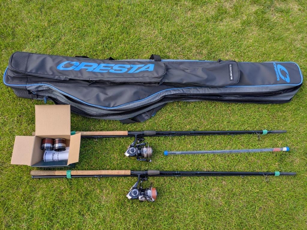 Te koop 2 X Cresta Blackthorne Heavy Feeder, Ophalen of Verzenden, Zo goed als nieuw, Werphengel