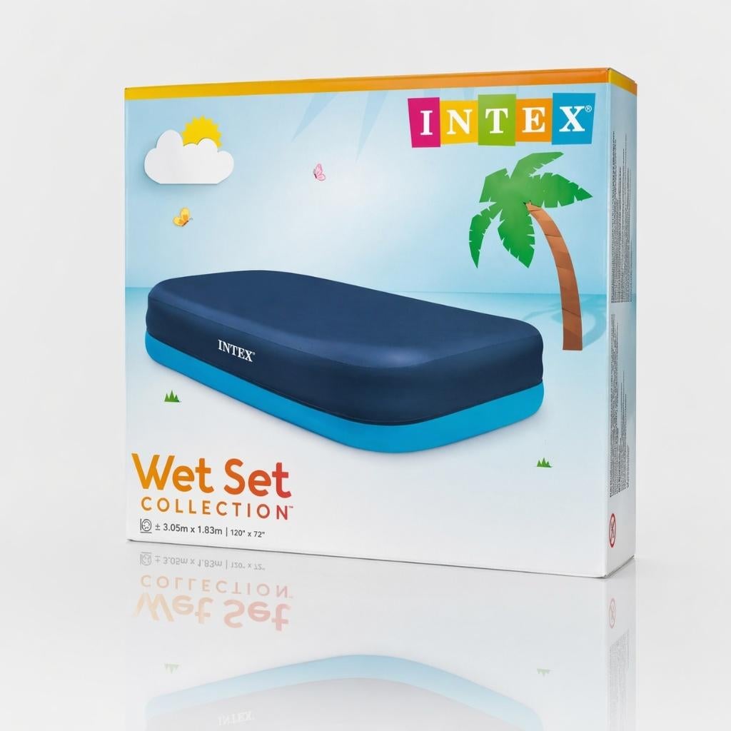 Partij blauwe Intex wet set collection zwembadhoezen, Tuin en Terras, Zwembaden, Nieuw, Opblaaszwembad, 80 tot 120 cm, Minder dan 200 cm