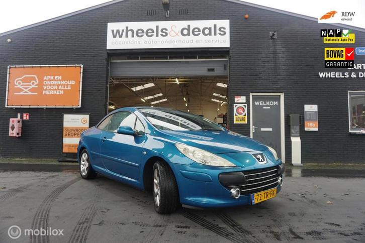 Peugeot 307 CC 1.6-16V, Auto's, Peugeot, Bedrijf, Te koop, ABS, Airbags, Alarm, Boordcomputer, Elektrische buitenspiegels, Elektrische ramen