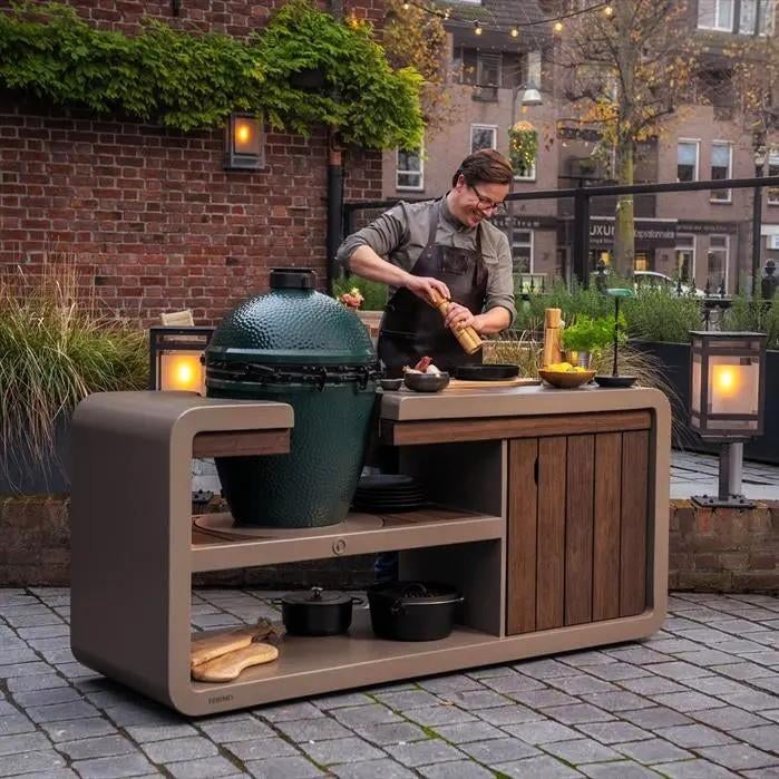 Cortenstaal Kamado Buitenkeuken, onderstel, Ophalen of Verzenden, Nieuw