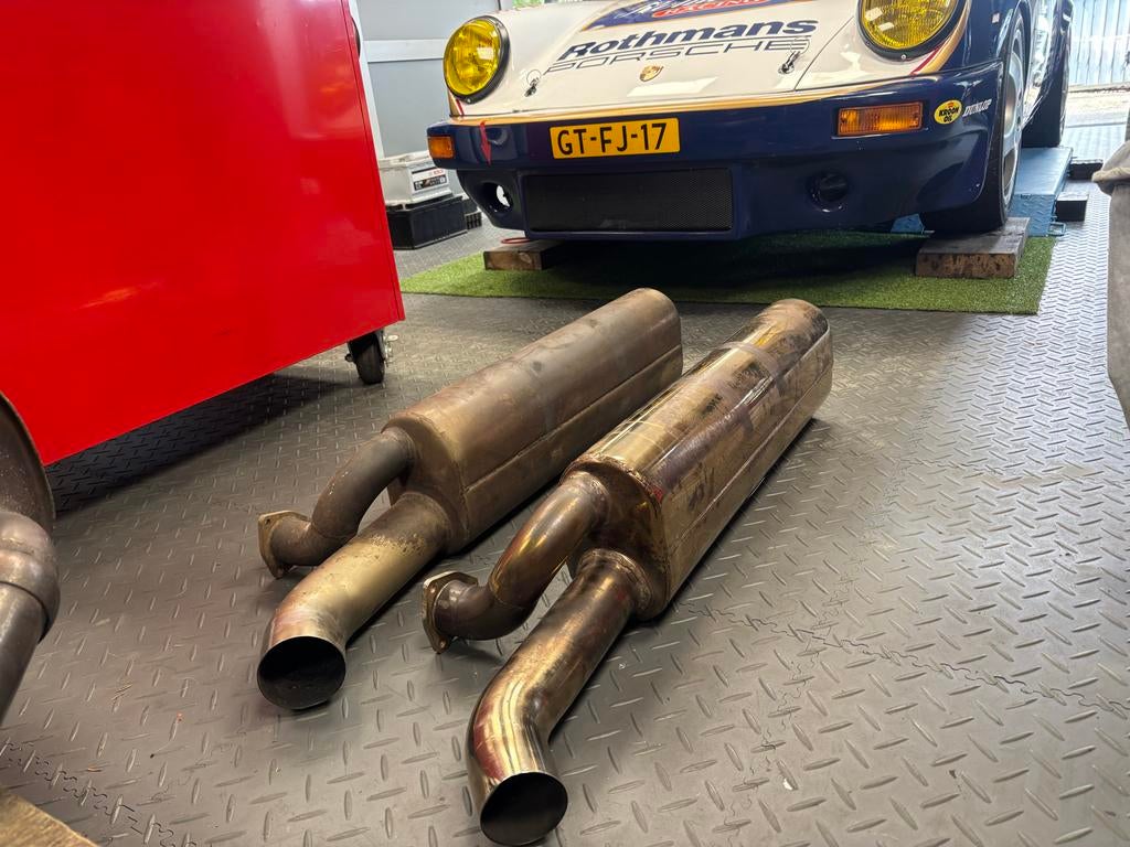 Porsche 911 3.0 - 3.2 DP Motorsport Einddemper RVS, Auto-onderdelen, Ophalen of Verzenden, Gebruikt, Porsche