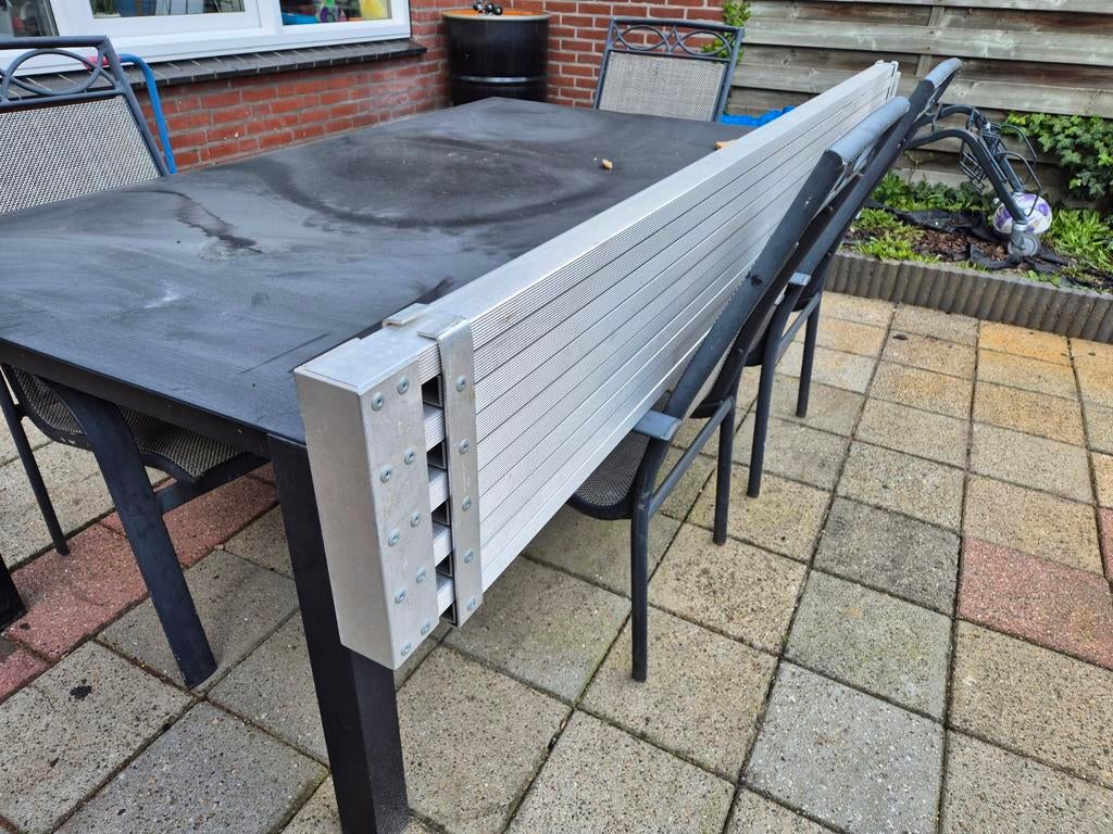 Aluminium uitschuif loopplank steiger plank, Doe-het-zelf en Verbouw, Ladders en Trappen, Ophalen