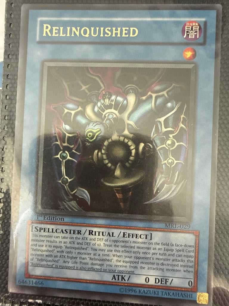 Yu-Gi-Oh! Relinquished 1st Edition MRL-029, Ophalen of Verzenden, Gebruikt, Losse kaart