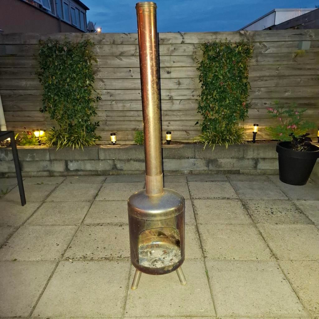 Roestvrije Vuurkorf - Blijft Mooi van Kleur, Tuin en Terras, Vuurkorven, Ophalen