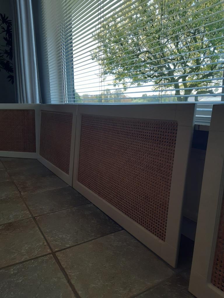Rotan panelen voor radiatorombouw of decoratie, Ophalen, Gebruikt