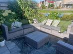 Loungeset grijs met kussens en afdekzeil, Ophalen, Gebruikt, Meer dan 8 zitplaatsen, Loungeset