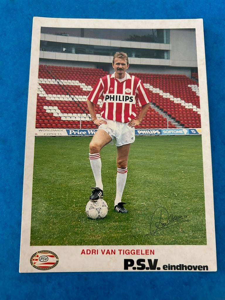 Adri van Tiggelen spelerskaart, Verzenden, Zo goed als nieuw, PSV, Spelerskaart