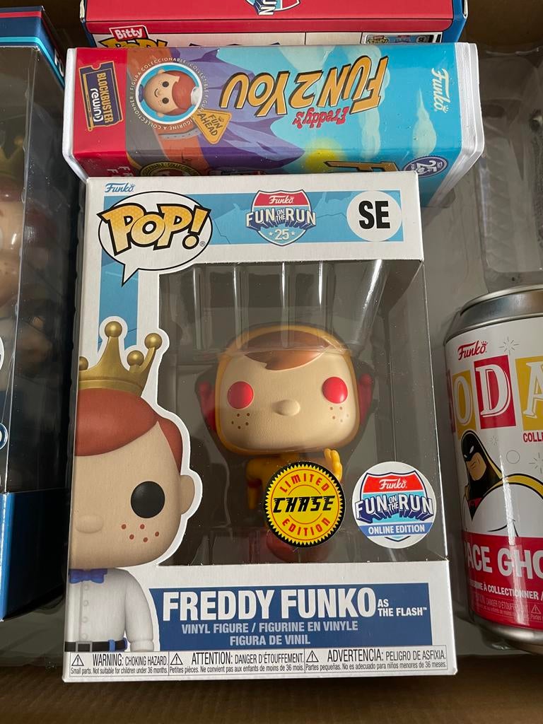 Funko Pop! Freddy Funko as The Flash Chase Edition, Verzamelen, Ophalen of Verzenden, Zo goed als nieuw