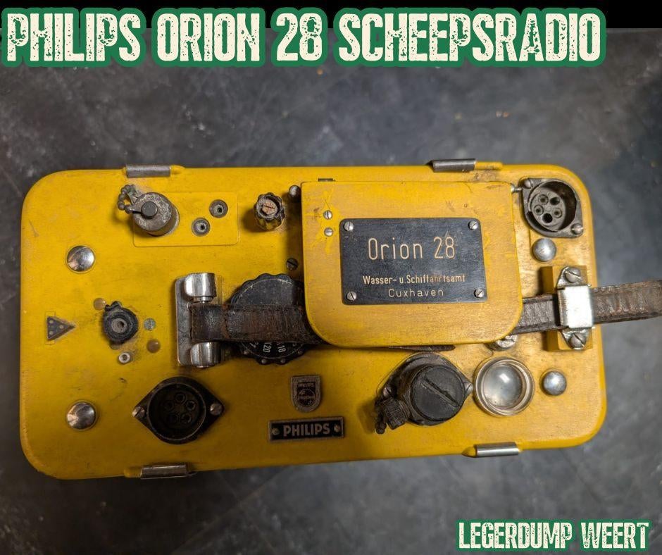 Vintage Philips Orion 28 Scheepsradio / Marifoon - Cuxhaven, Ophalen, Gebruikt, Overige typen