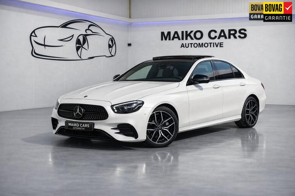 Mercedes-Benz E-klasse 300 e AMG Line Limited,Pano,360 Cam,B, Auto's, Mercedes-Benz, Achterwielaandrijving, Gebruikt, Zwart, 4 cilinders