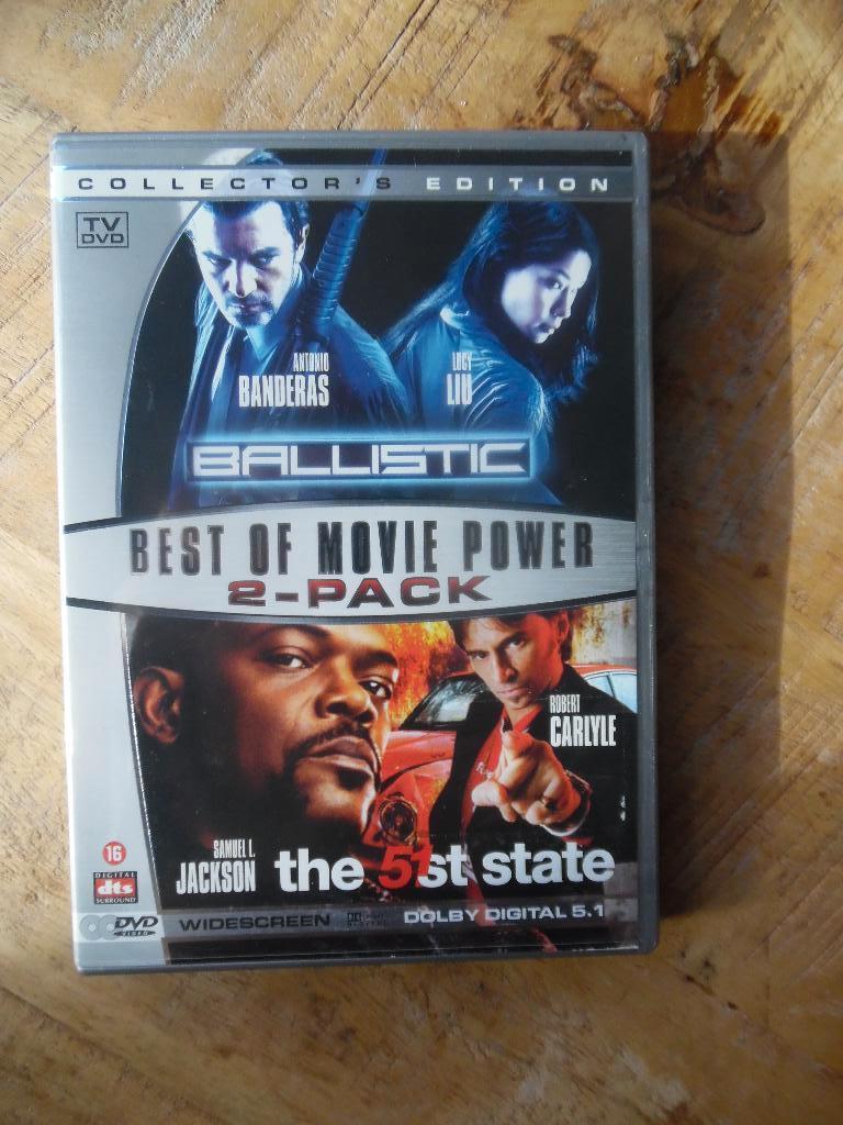 AKTIE MISDAAD - BALLISTIC & THE 51st STATE - 2 DVD MOVIE SET, Vanaf 16 jaar, Ophalen of Verzenden, Gebruikt, Overige gebieden