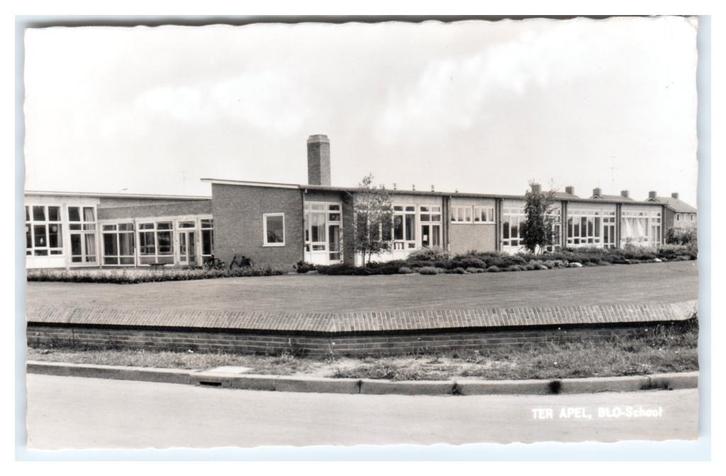 Ter Apel, BLO-School, Verzamelen, Ansichtkaarten | Nederland, Ongelopen, Groningen, 1960 tot 1980, Verzenden
