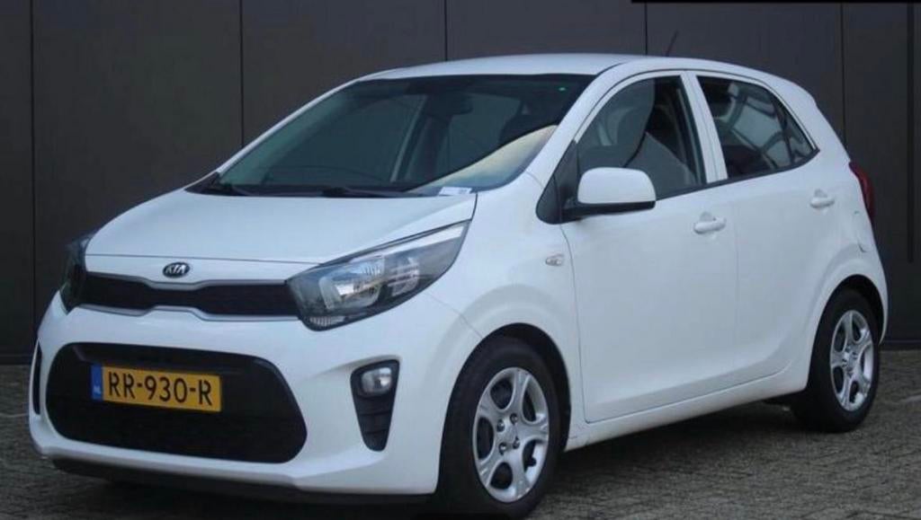 Kia Picanto 1.0 Cvvt 67pk 5-zits 2018 Wit, Auto's, Voorwielaandrijving, Stof, Wit, Origineel Nederlands
