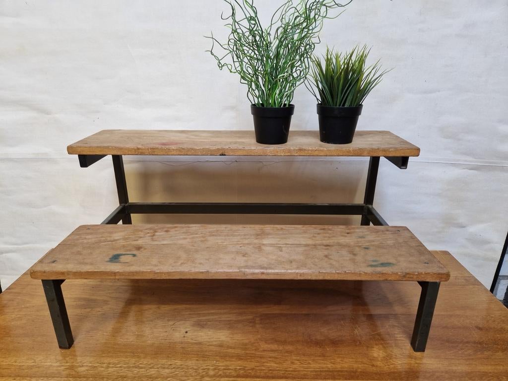 vintage schoolbankje van Eromes, Ophalen, Huis en Inrichting