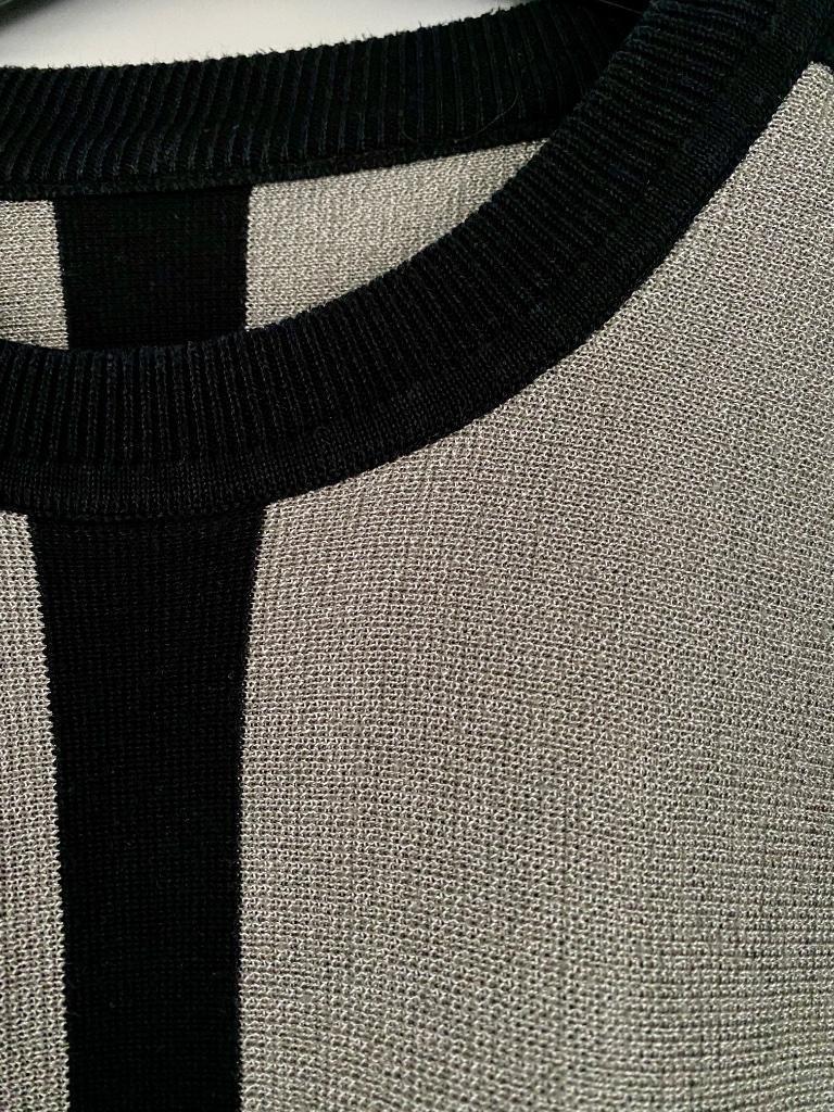 J02 Carlo Colucci: maat 50=M trui zwart/grijs, Kleding | Heren, Maat 48/50 (M), Zwart, Ophalen of Verzenden, Zo goed als nieuw